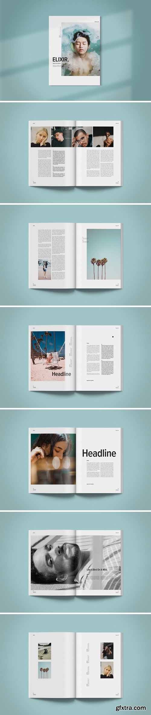 Magazine Template | Elixir