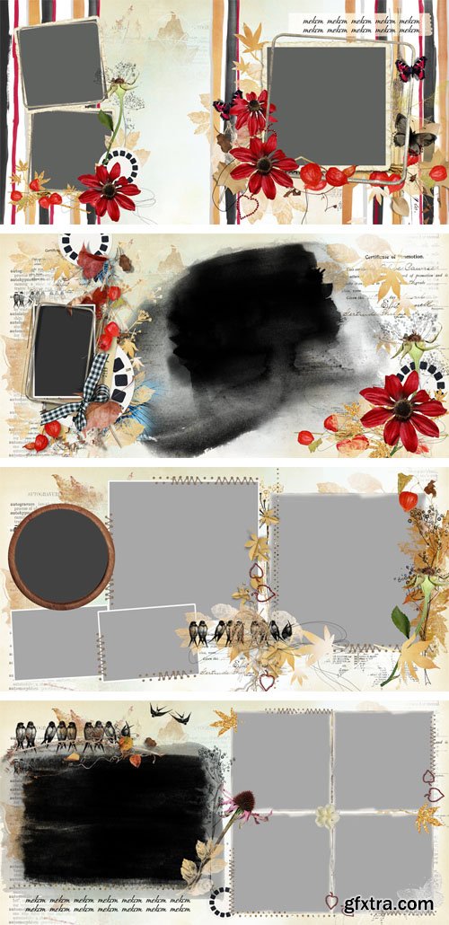 Photo Album - Magic Autumn PSD Templates Photo Album - Magic Autumn PSD Templates
