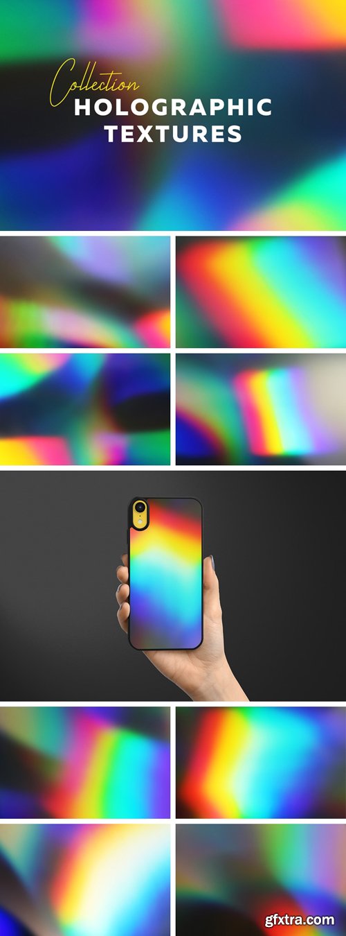 8 Holographic Textures Collection 8 Holographic Textures Collection