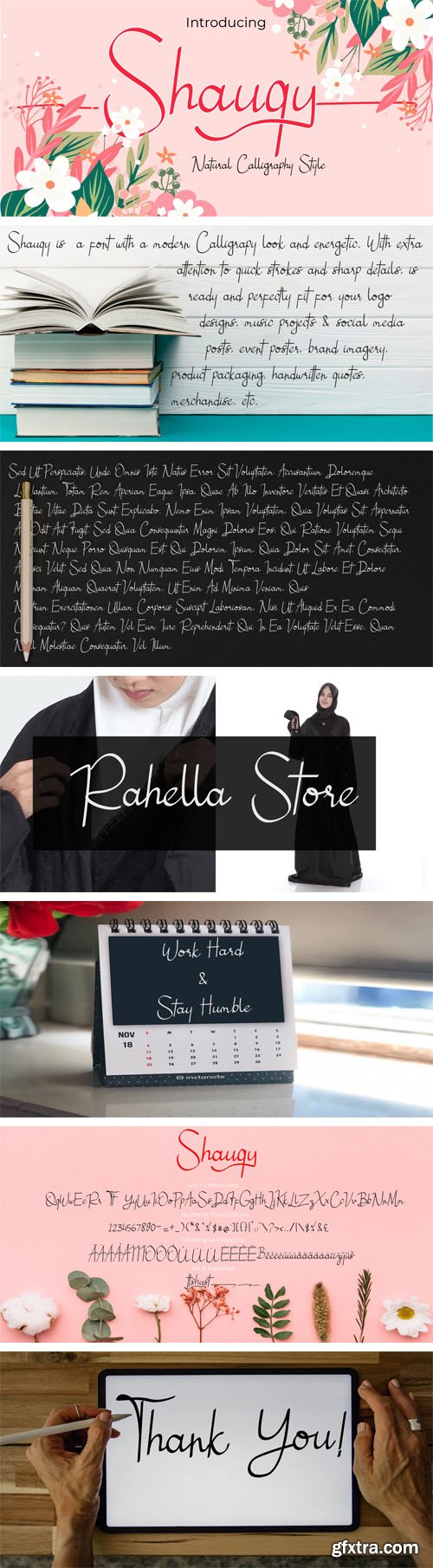 Shauqy - Natural Calligrapy Style Font Shauqy - Natural Calligrapy Style Font