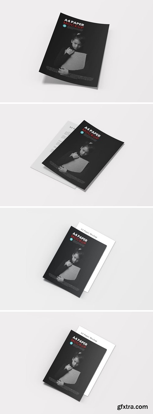 A4 Paper Mockup Vol 03