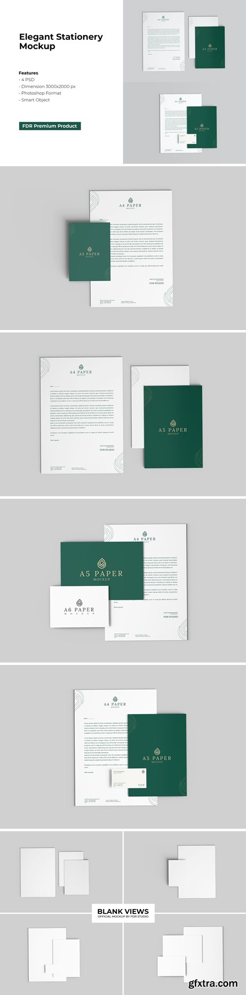 Elegant Stationery Mockup