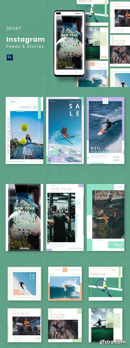 Sport Instagram Feed & Stories