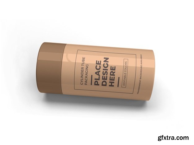 Download Cylinder tube packaging mockup » GFxtra
