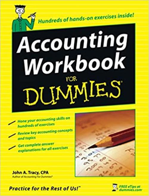  Accounting Workbook For Dummies 