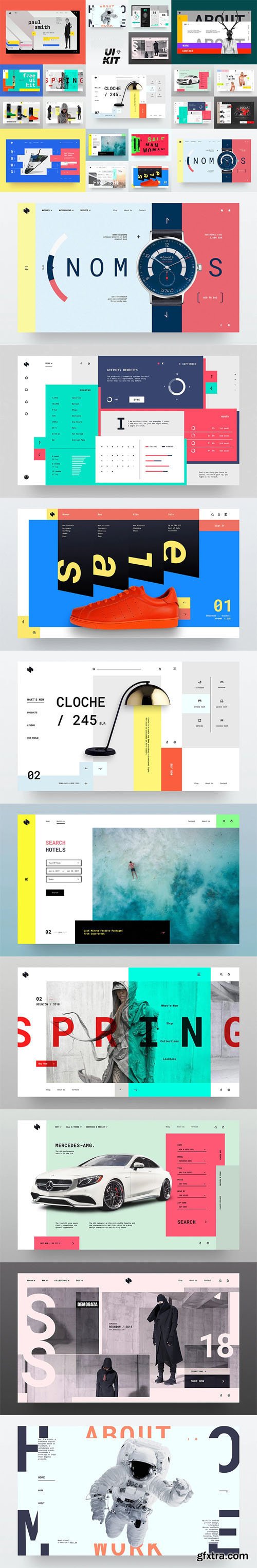 HeaderZ UI Kit Design SKETCH Templates HeaderZ UI Kit Design SKETCH Templates