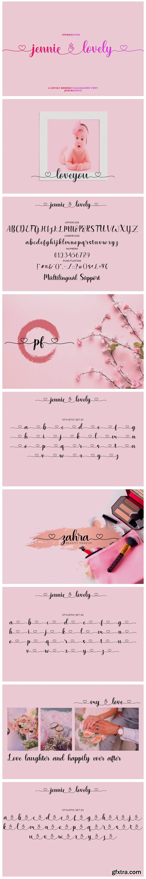 Jennie Lovely Font