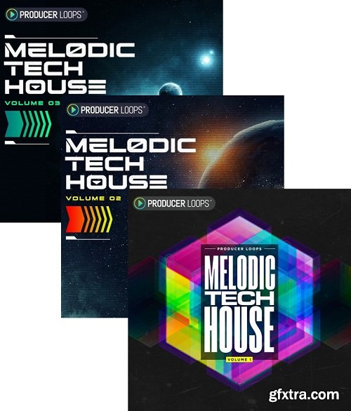 Producer Loops Melodic Tech House Volume 1-3 WAV MiDi-DISCOVER