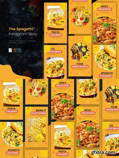 Spagethi and Pasta | Instagram Story