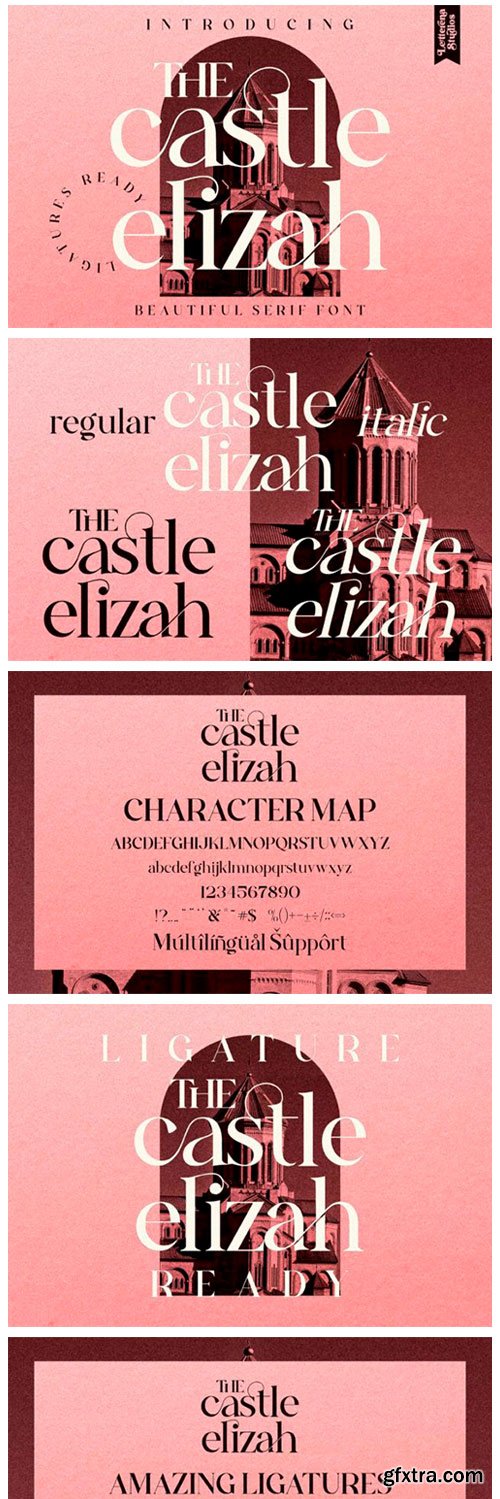 The Castle Elizah Font The Castle Elizah Font