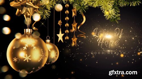 Videohive - Golden Christmas Wishes 4K - 29651275