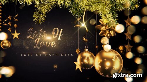 Videohive - Golden Christmas Wishes 4K - 29651275