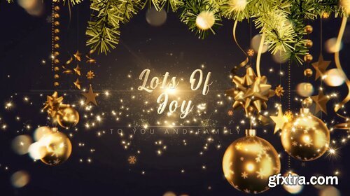 Videohive - Golden Christmas Wishes 4K - 29651275