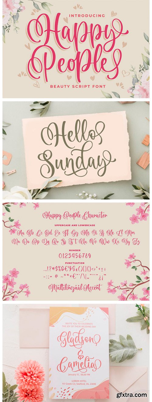 Happy People Font