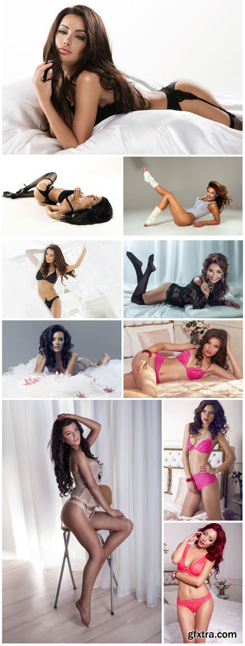 Girls Posing in Studio 10xJPG