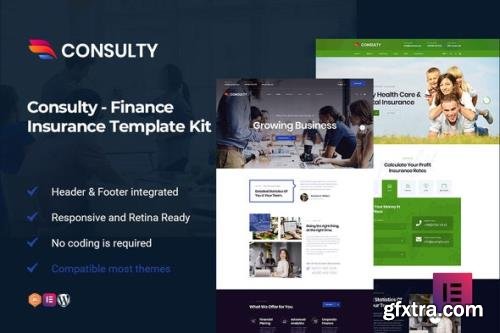 ThemeForest - Consulty v1.0.1 - Finance Consulting Elementor Template Kit - 29763596