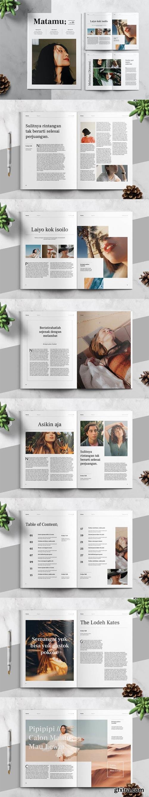 MATAMU - Clean and Minimalist Magazine Template MATAMU - Clean and Minimalist Magazine Template