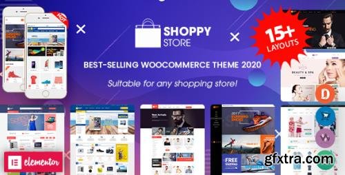 ThemeForest - ShoppyStore v3.6.4 - Multipurpose Elementor WooCommerce WordPress Theme (15+ Homepages & 3 Mobile Layouts) - 13607293 - NULLED