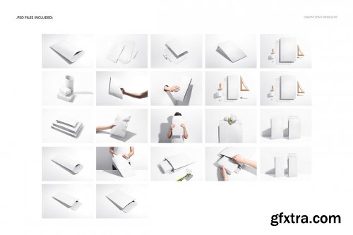 CreativeMarket - Noissue Kraft Mailer Mockup Set 5662675