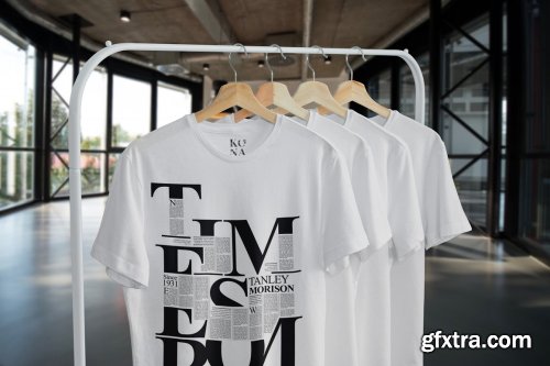 CreativeMarket - T-Shirt Mock-Up on Hanger 4124390