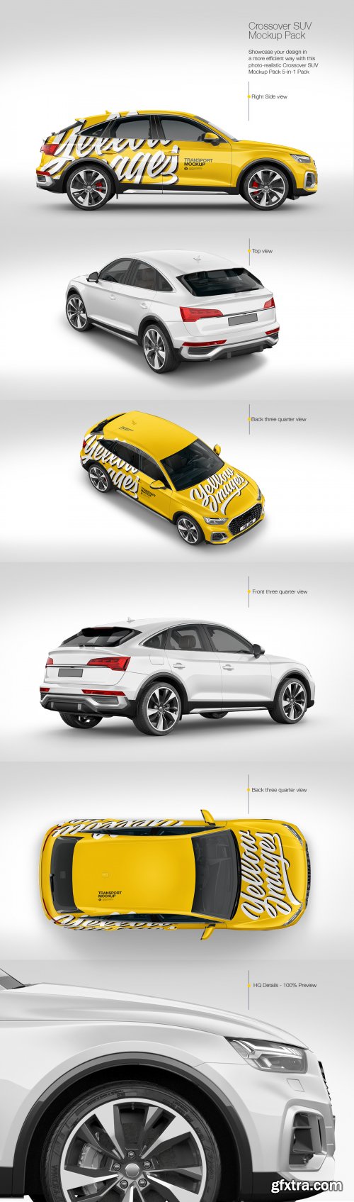 Crossover SUV Mockup Pack 71639