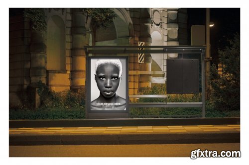 CreativeMarket - 8x Night City Poster Mockup Bundle 5263138