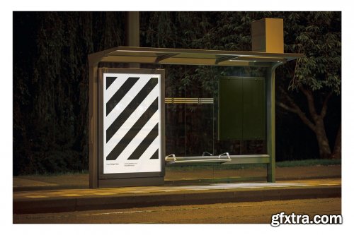 CreativeMarket - 8x Night City Poster Mockup Bundle 5263138