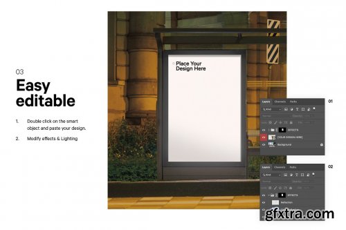 CreativeMarket - 8x Night City Poster Mockup Bundle 5263138