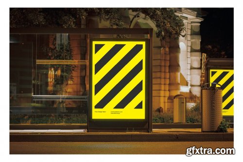 CreativeMarket - 8x Night City Poster Mockup Bundle 5263138