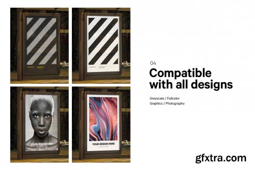 CreativeMarket - 8x Night City Poster Mockup Bundle 5263138