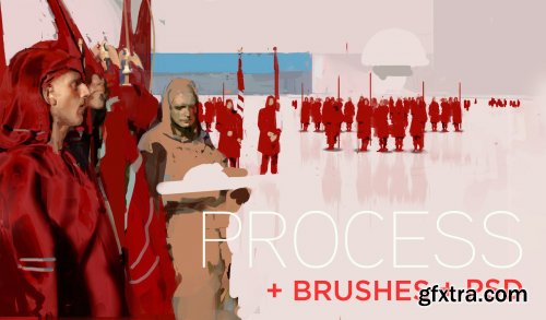 Red Flag Process + PSD + Brushes