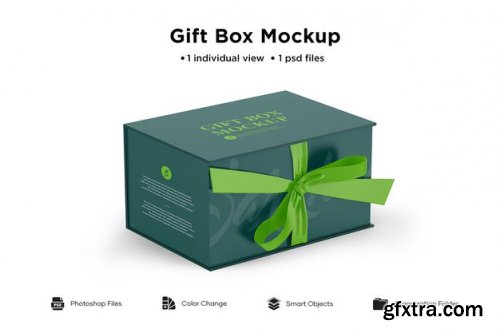 Gift box mockup
