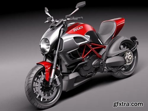 Ducati Diavel 2011 3D model
