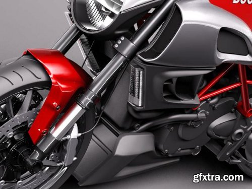 Ducati Diavel 2011 3D model