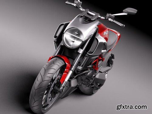 Ducati Diavel 2011 3D model