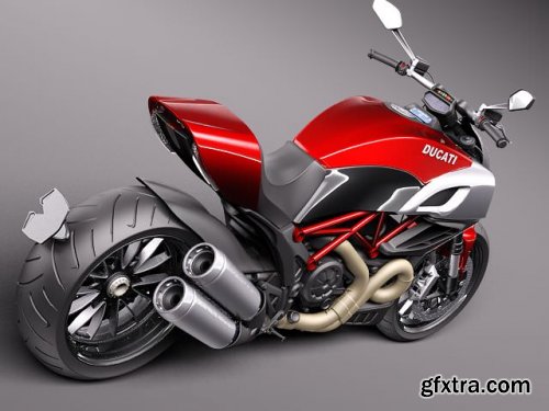 Ducati Diavel 2011 3D model