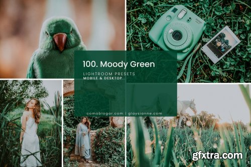 CreativeMarket - 100. Moody Green Preset 4998928