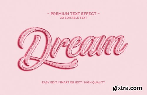 Text style effect template