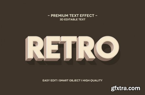 Text style effect template