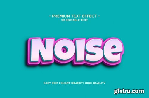 Text style effect template