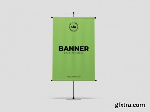 Various stand banner mockup