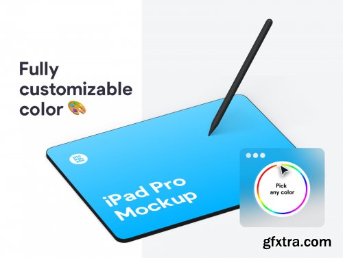 iPad Pro Clay Mockups