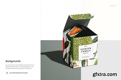 CreativeMarket - Candle Box Mockup Set 1465320