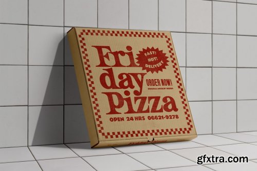 CreativeMarket - 3 Pizza Box Mockup 5653554