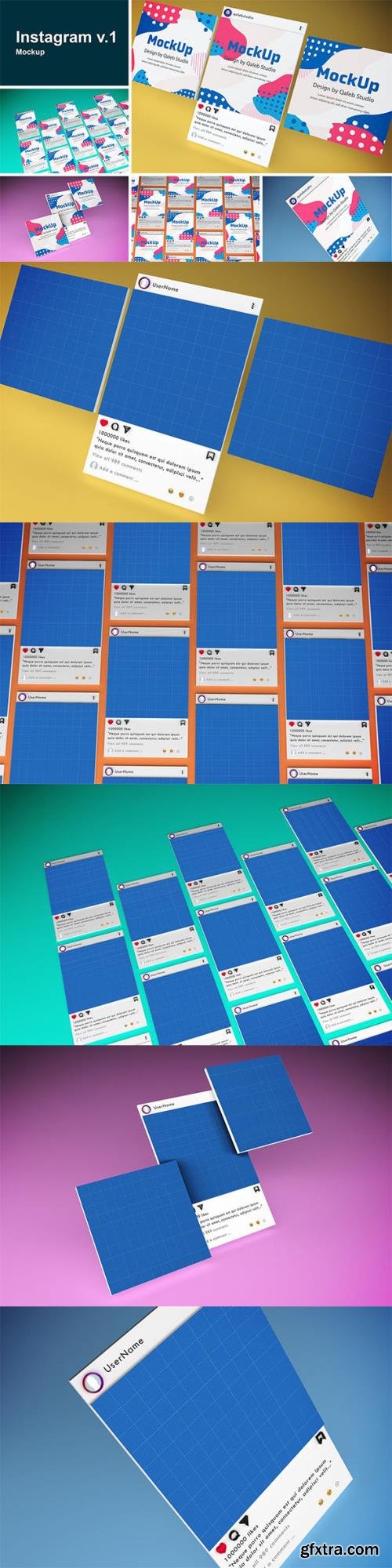 Instagram Mockup V.1 Instagram Mockup V.1