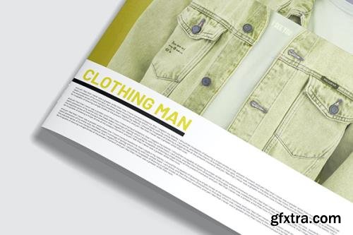 A4 Landscape Product Catalogue Brochure - Mockup