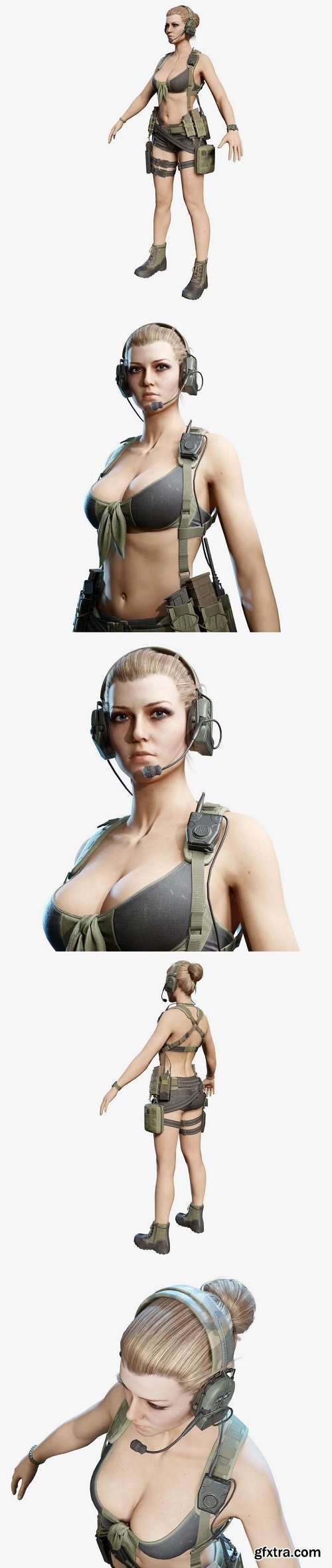 Sexy Soldier Girl