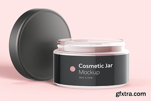 Cosmetic Jar Mockup