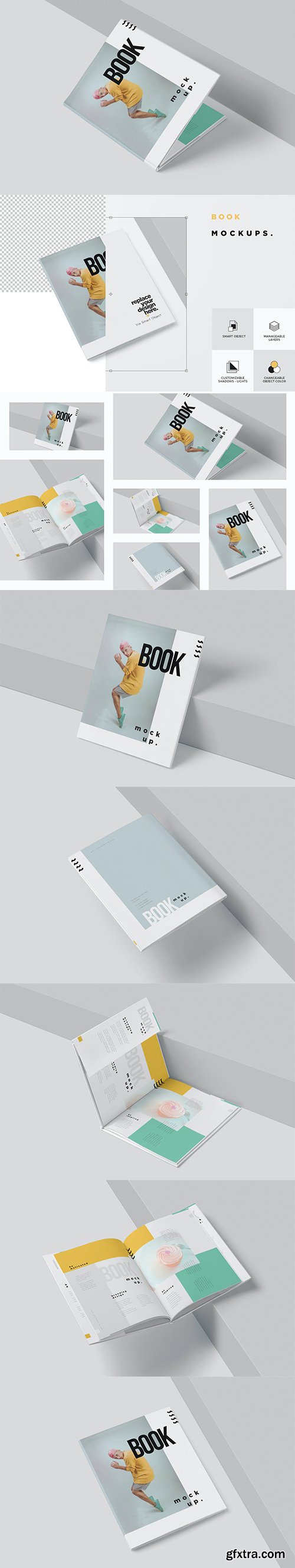 Hardback Book Mockups