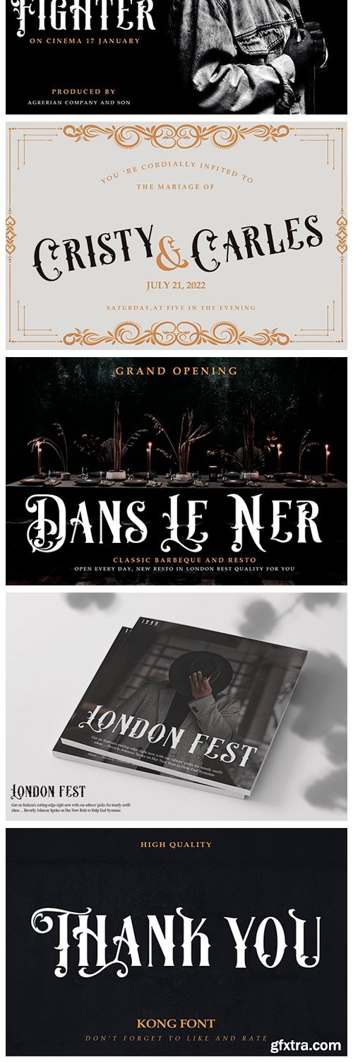 Demon Blade Typeface